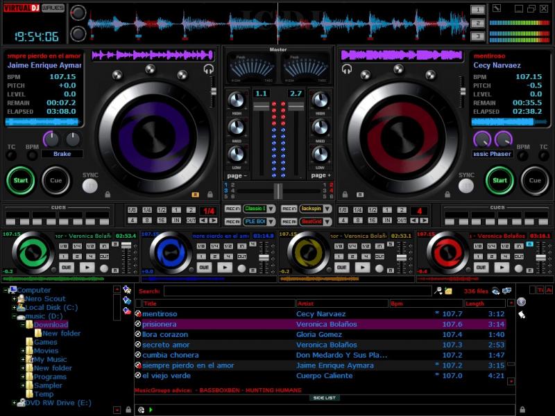 skins para virtual dj home