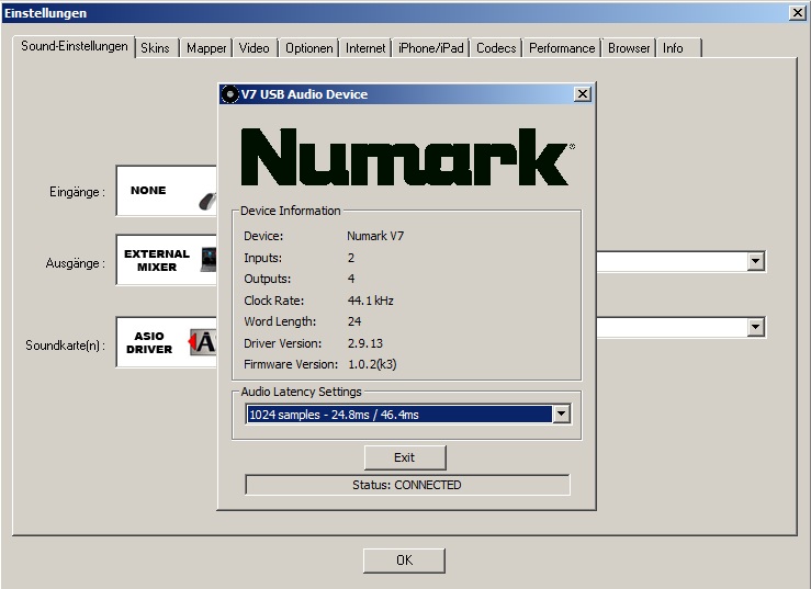 numark cue 4.3 serial number