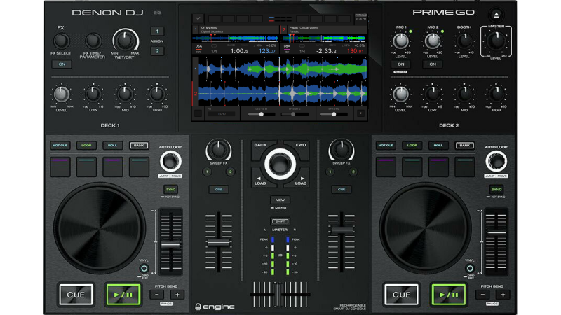 Denon DJ SC LIVE 4 - Controlador DJ autónomo, mezclador 4 canales,  streaming de  Music, WiFi, altavoces, compatible con Serato DJ y  Virtual DJ : : Instrumentos musicales