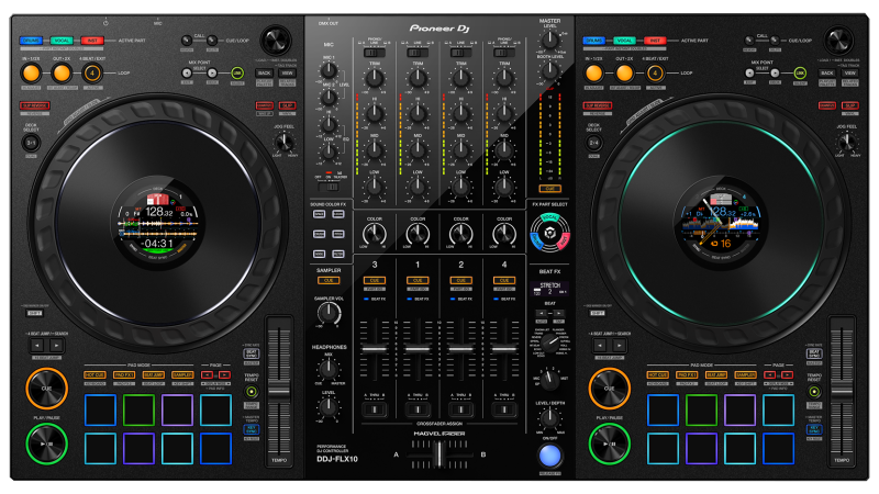 DJ Tech 4-Deck DJ Mixer/Controller (4MIX) 