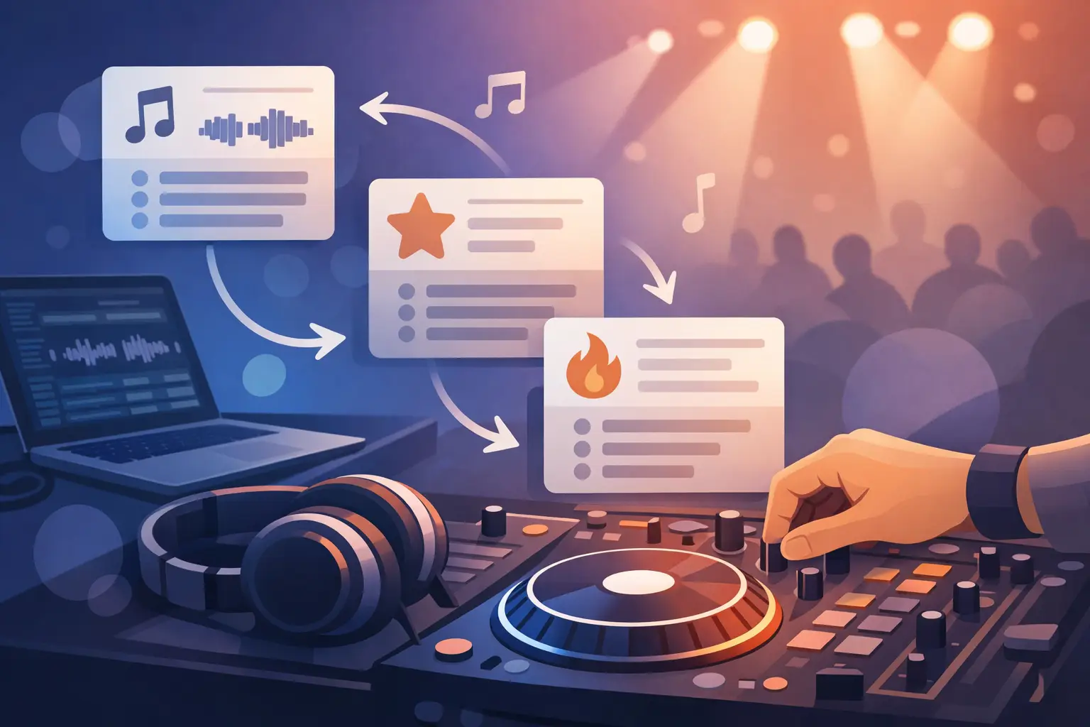 C&oacute;mo organizar playlists para DJ sin fallar