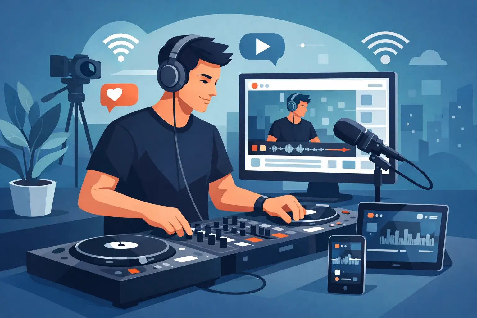 C&oacute;mo transmitir sesiones DJ online sin perder calidad