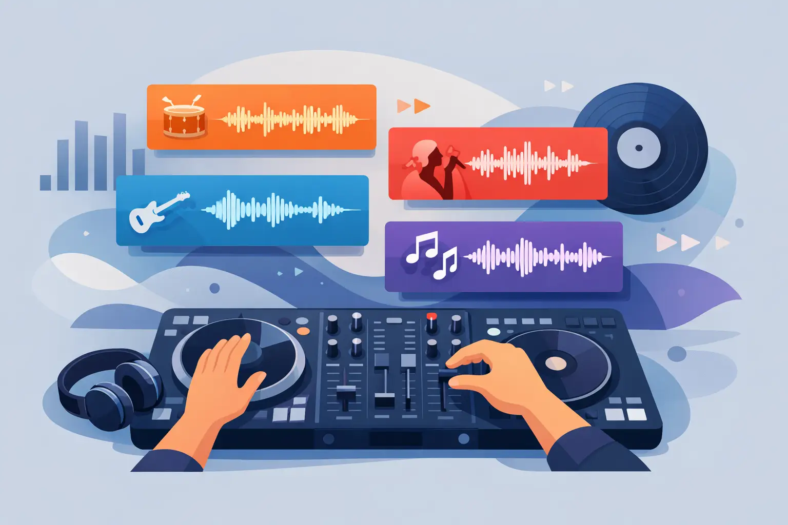 Gu&iacute;a de stems para DJs y mezclas sin l&iacute;mites