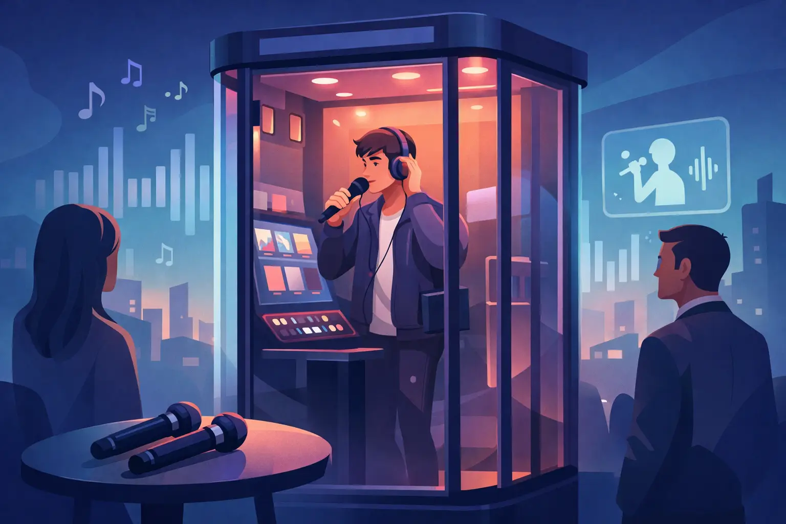 El futuro del karaoke digital ya est&aacute; en cabina