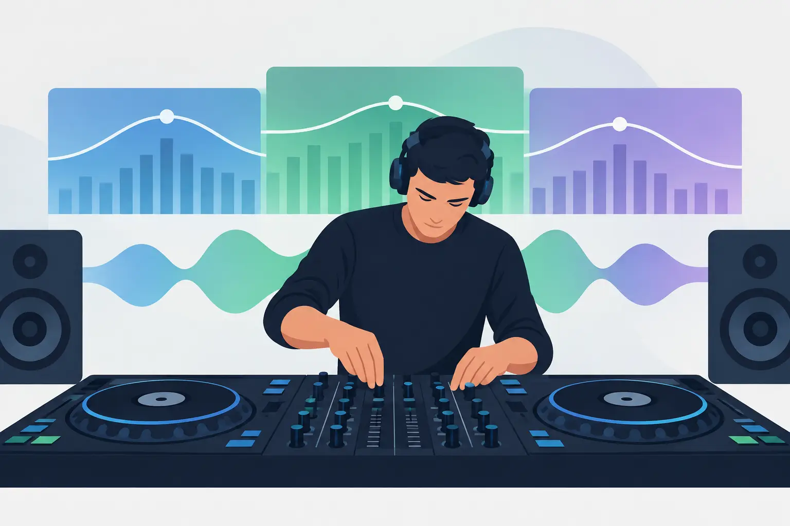 Gu&iacute;a de ecualizaci&oacute;n para DJs con mezcla limpia