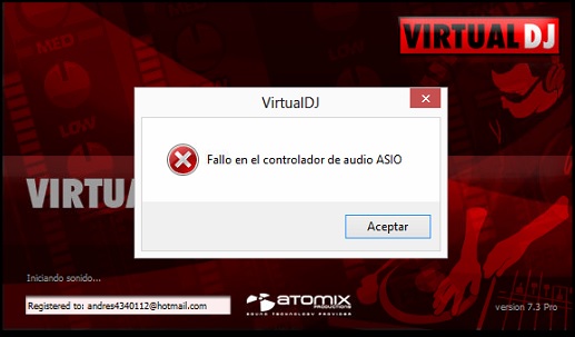 virtualdj content unlimited error