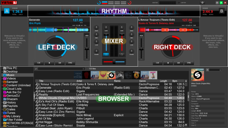 How to download virtual dj my library app