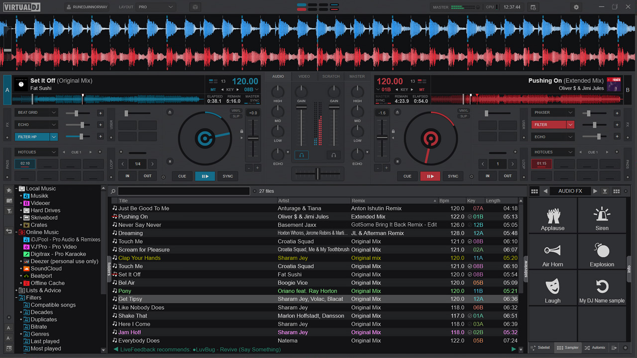 free dj mixing software download full version