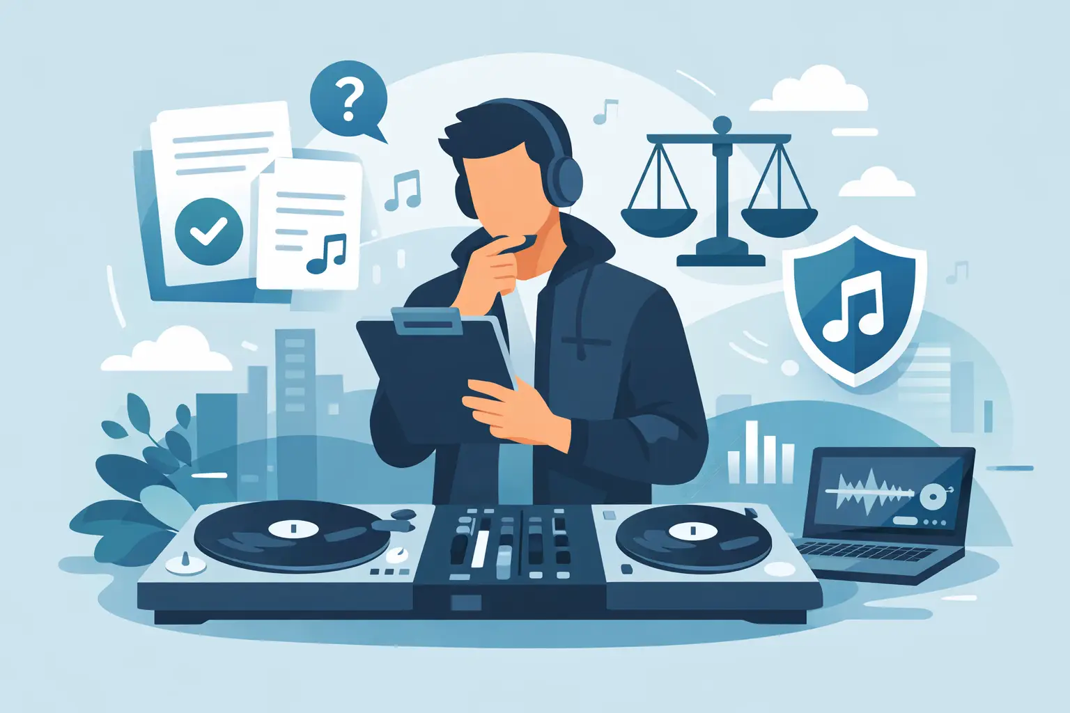 Gu&iacute;a de licencias para DJ sin errores