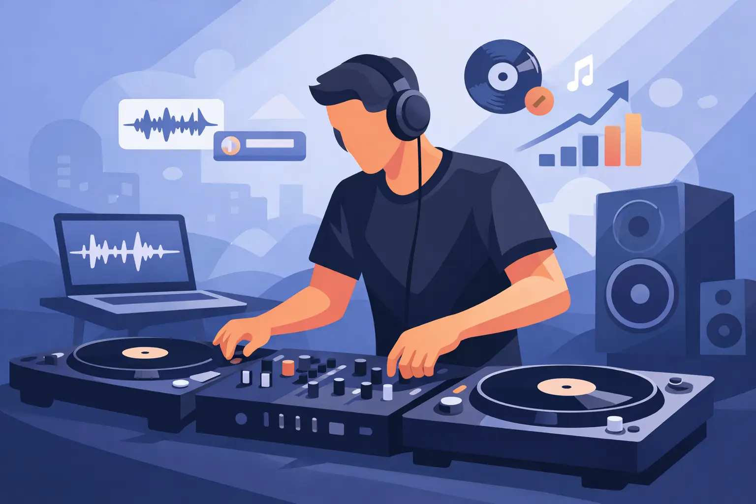 Flujo de trabajo DJ profesional que rinde m&aacute;s