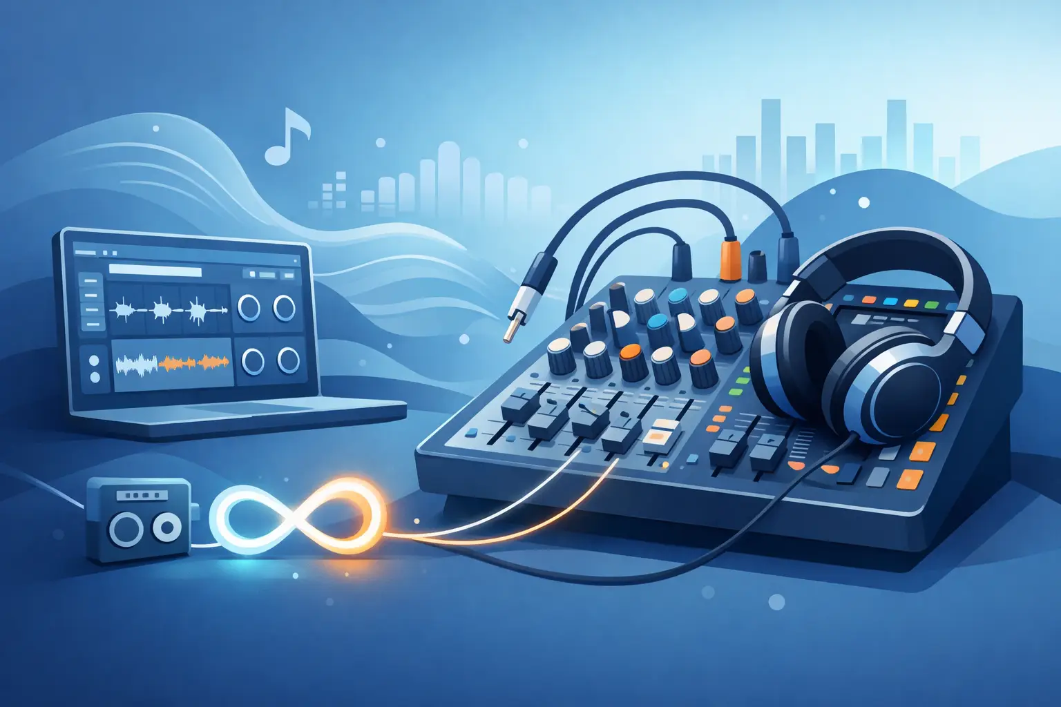 Programa para mezclar con mixer externo sin l&iacute;mites