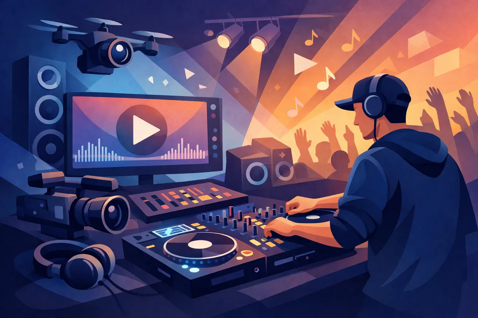 Gu&iacute;a de audio v&iacute;deo DJ para mezclar con impacto