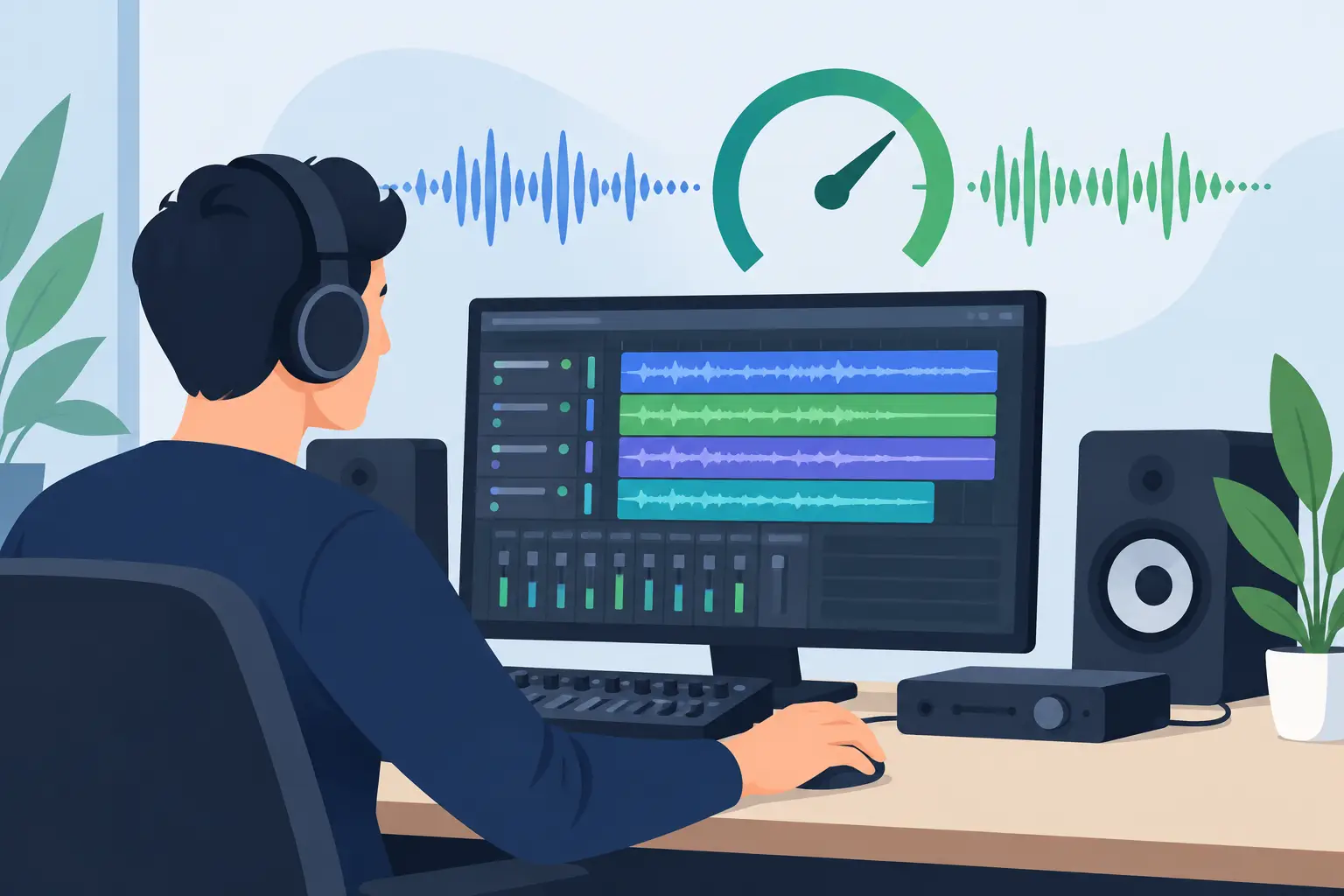 Cómo reducir latencia de audio al mezclar