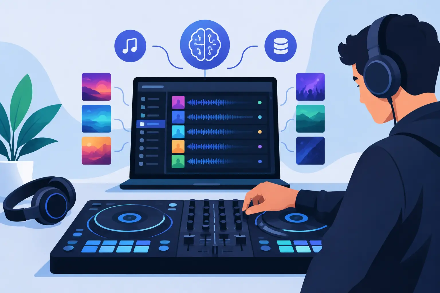Biblioteca musical inteligente DJ para mezclar mejor